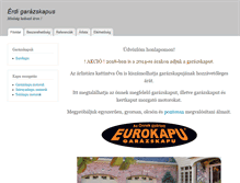 Tablet Screenshot of erdigarazskapus.com